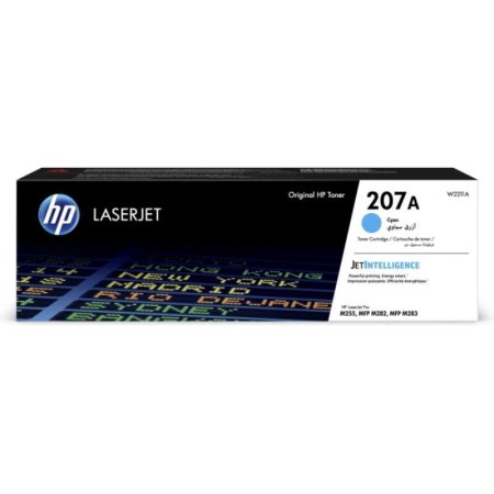 Картридж лазерный HP 207A W2211A голубой оригинальный