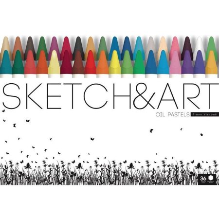 Пастель масляная Sketch&Art трехгранная 36 цветов