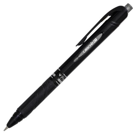 Ручка шариковая автоматическая Flair Carbonix RT черная (толщина линии  0.7 мм)