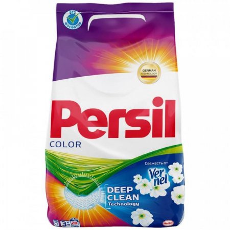 Порошок стиральный автомат Persil Color Свежесть от Vernel 3 кг (для  цветного  белья)