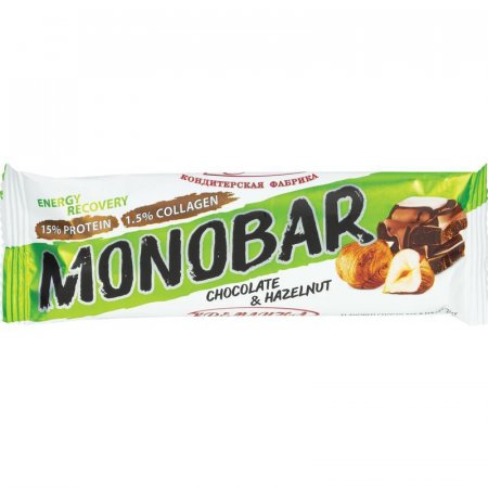 Батончик Monobar шоколадный с протеином и коллагеном 45 г