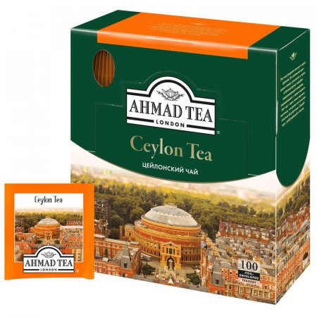 Чай Ahmad Tea Ceylon черный 100 пакетиков