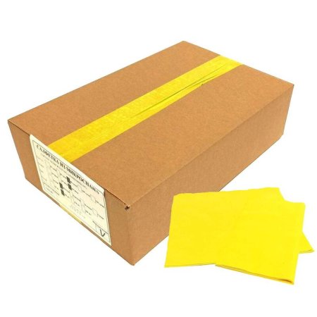 Нетканый протирочный материал Микроспан МС80-24 желтый (100 листов в  упаковке)