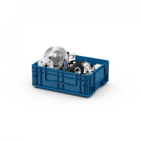 Ящик (лоток) универсальный полипропиленовый I Plast RL-KLT 4147  396x297x147.5 мм синий