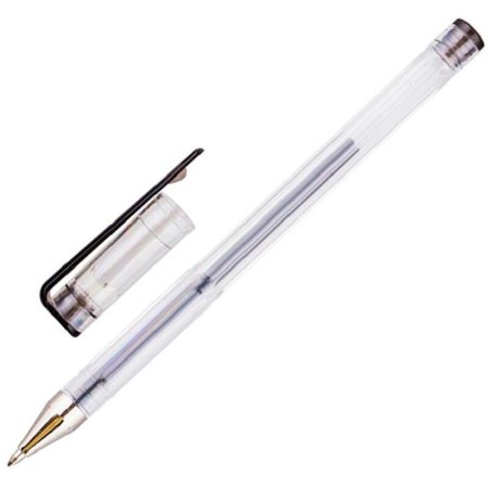 Ручка гелевая неавтоматическая черная (толщина линии 0.4 мм)