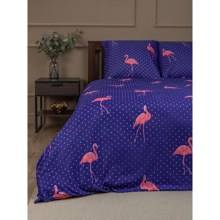 Постельное белье Amore Mio Flamingo DKBL 93798 (1.5-спальное,  микрофибра)