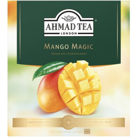 Чай черный Ahmad Tea Mango Magic 100 пакетиков (манго)