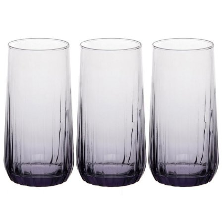 Набор стаканов для напитков Pasabahce Nova стеклянные высокие  360 мл (3  штуки в упаковке)