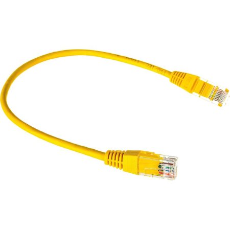 Патч-корд витая пара TWT TWT-45-45-0.3-YL cat 5e 0.3 м