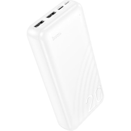 Внешний аккумулятор (power bank) Hoco J123A Element 20000 мАч белый  (J123A ELEMENT WHITE)