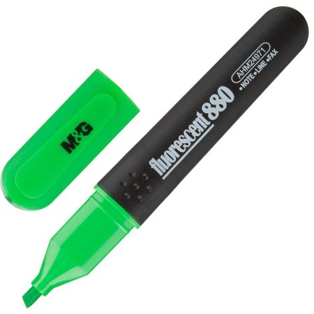 Текстовыделитель M&G зеленый (толщина линии 1-3 мм)