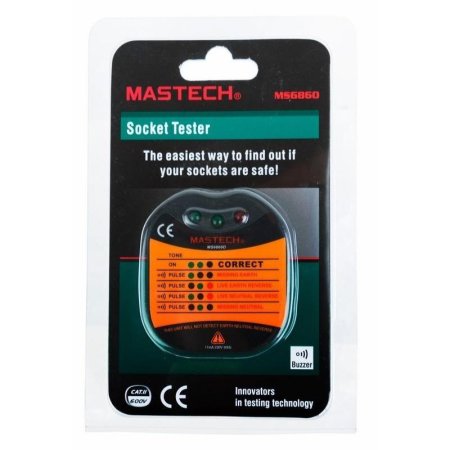 Тестер розеток Mastech MS6860D (13-1260)