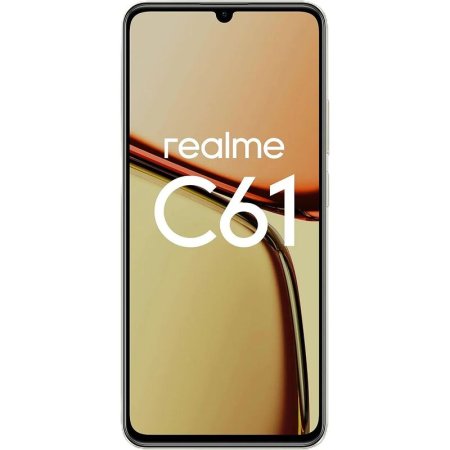 Смартфон Realme C61 RMX3930 128 ГБ золотистый (6941764442795)