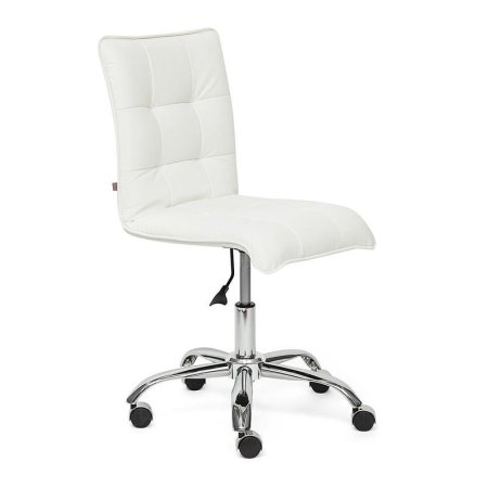 Кресло офисное Zero белое (искусственная кожа, металл)