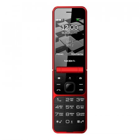 Мобильный телефон teXet TM-405 красный