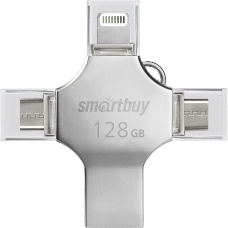 Флешка USB 3.0 128 ГБ Smartbuy Quad (SB128GBMC15)