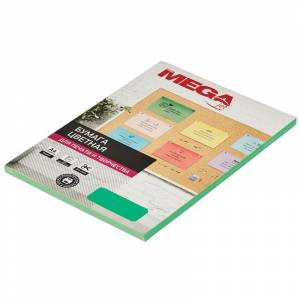 Бумага цветная для офисной техники ProMega Intensive зеленая (А4, 80 г/кв.м, 50 листов)