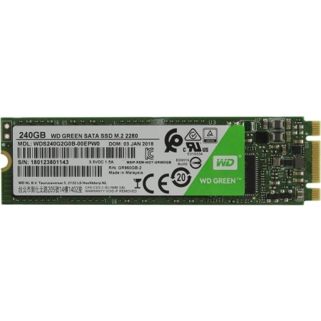 SSD накопитель Western Digital Green 240 ГБ (WDS240G3G0B)