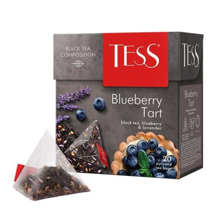 Чай Tess Blueberry Tart черный 20 пакетиков-пирамидок