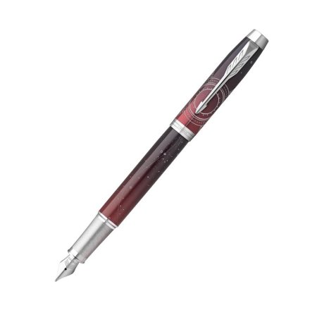 Ручка перьевая Parker Portal цвет чернил черный цвет корпуса красный  (артикул производителя 2152996)