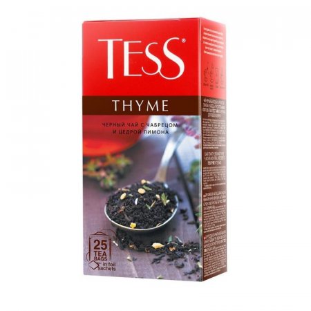 ЧайTess Thyme черный 25 пакетиков