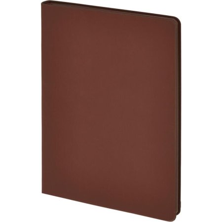 Ежедневник недатированный Attache Soft touch искусственная кожа А5 136 листов коричневый (коричневый обрез)