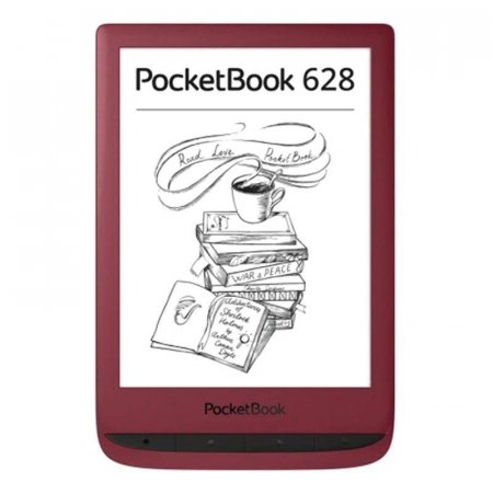 Электронная книга PocketBook 628 6 дюймов красная (PB628-R-RU)