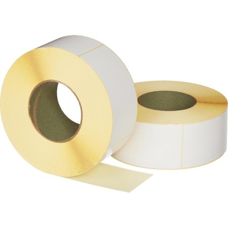 Термотрансферные этикетки 58х132 мм бумажные полуглянцевые (диаметр  втулки 76 мм, 8 рулонов по 1000 этикеток)