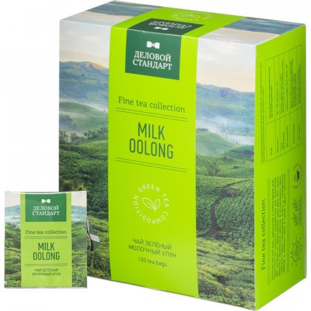 Чай Деловой Стандарт Milk oolong зеленый 100 пакетиков