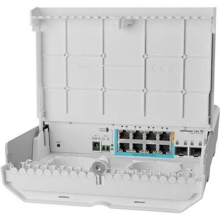 Коммутатор MikroTik netPower Lite 7R (CSS610-1GI-7R-2S+OUT)