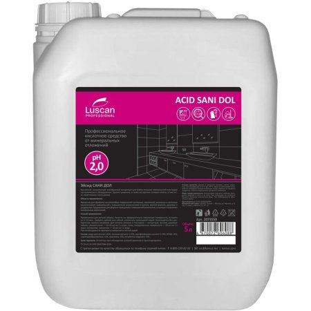 Средство для сантехники чистящее Luscan Professional Acid Sani Dol 5 л  гель