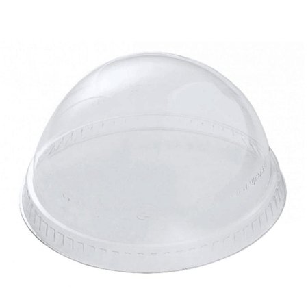 Крышка для стакана 95 мм пластиковая прозрачная купольная 50 штук в  упаковке