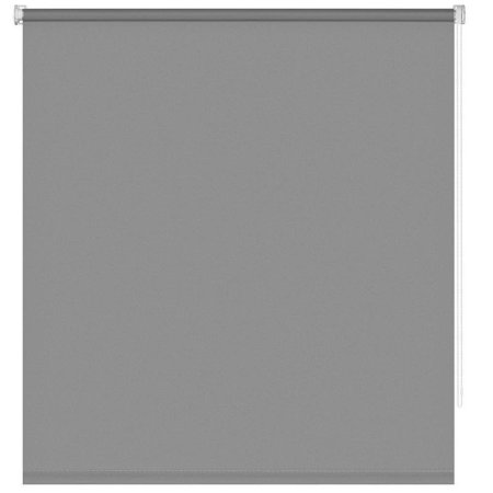 Рулонная штора Плайн серая мини (1000x1600 мм)