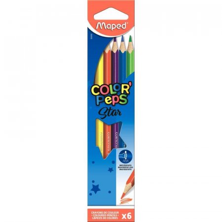 Карандаши цветные Maped COLOR'PEPS 6 цв.