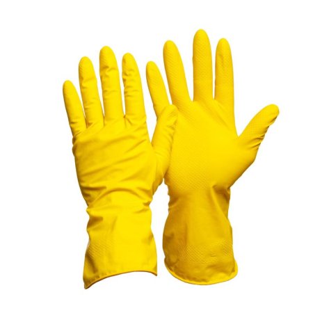 Перчатки латексные Gward Lotos G60 желтые (размер 9, L)