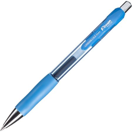 Ручка гелевая автоматическая Комус Urban синяя (толщина линии 0.5 мм)
