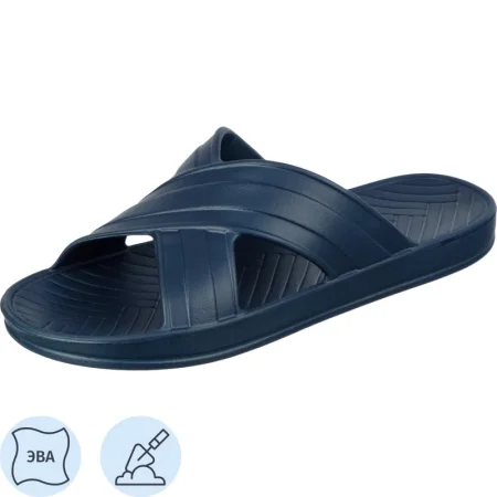 Тапочки резиновые (сланцы) Evart Немо ЭВА синие (размер 40) Тапочки резиновые (сланцы) Evart Немо ЭВА синие (размер 40)