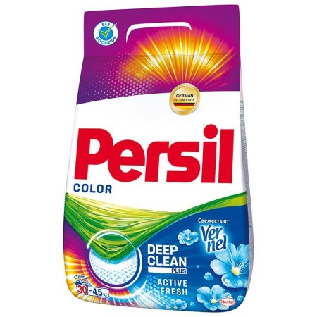 Порошок стиральный автомат Persil Color Свежесть от Vernel 4.5 кг (для  цветного  белья)