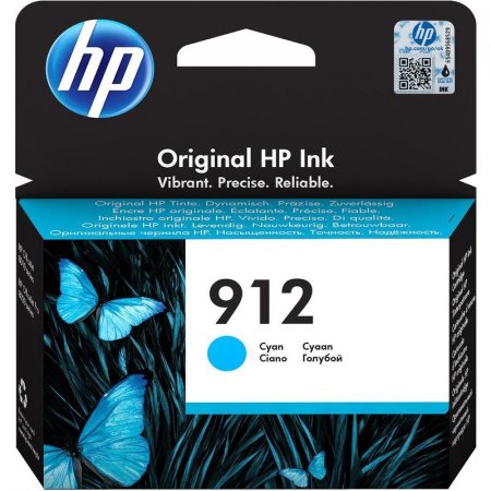 Картридж струйный HP 912 3YL77AE голубой оригинальный
