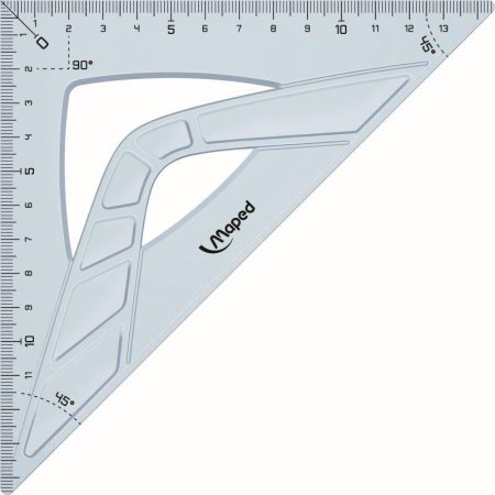 Треугольник Maped Geometric пластиковый (14.5 см, 90/45/45 градусов,  242421)