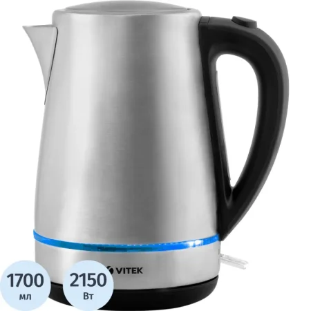 Чайник электрический Vitek VT-7096 серебристый Чайник электрический Vitek VT-7096 серебристый