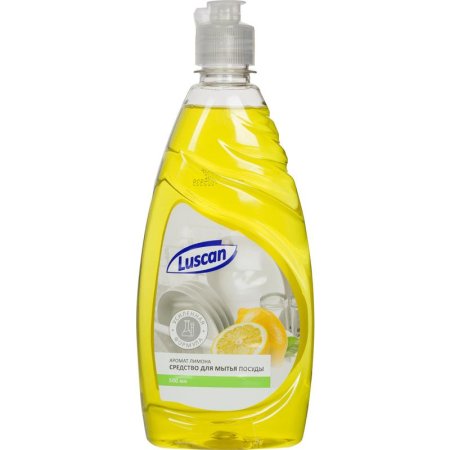 Средство для мытья посуды Luscan лимон 500 мл