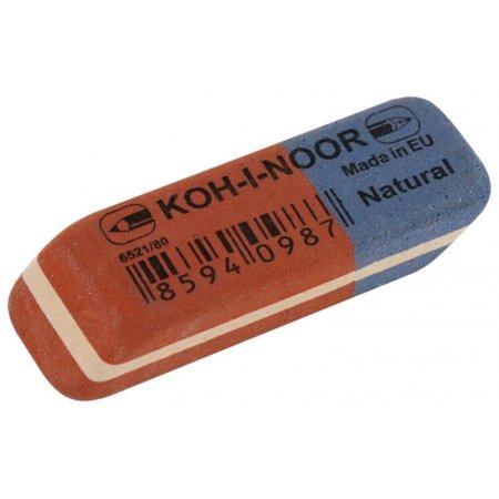 Ластик Koh-I-Noor 6521/80 каучуковый прямоугольный 41х14х8 мм