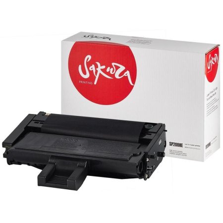 Картридж лазерный Sakura SP200HE SASP200HE для Ricoh черный совместимый  повышенной емкости