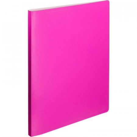 Скоросшиватель пластиковый Attache Neon А4 розовый до 120 листов   (толщина обложки 0.5 мм)