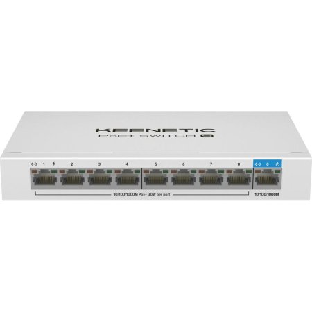 Коммутатор Keenetic PoE+ Switch 9 (KN-4710)