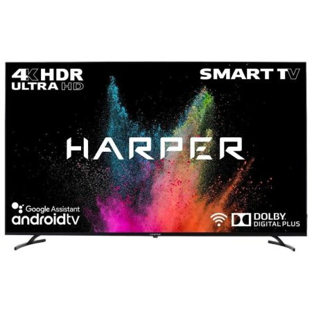 Телевизор 65" Harper 65U770TS черный