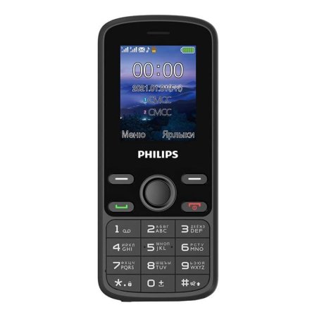 Мобильный телефон Philips Xenium E111 черный