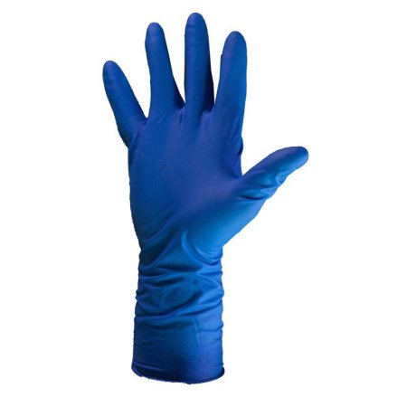 Перчатки медицинские смотровые латексные S&C High Risk TL210 нестерильные неопудренные синие размер S (50 штук в упаковке)
