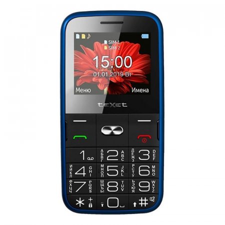 Мобильный телефон Texet TM-227B синий
